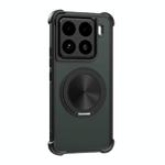 For Xiaomi 15 Pro CD Texture 360 Degree Rotating Holder MagSafe Phone Case(Black)