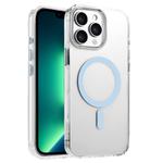 For iPhone 13 Pro Max High Transparency TPU Hybrid PC MagSafe Magnetic Phone Case(Sky Blue)