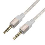hoco UPA32 3.5mm to 3.5mm Male Clever AUX Audio Cable, Length:1m(Gold)