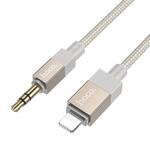 hoco UPA32A 8 Pin to 3.5mm Male Clever Digital Audio Conversion Cable, Length:1m(Gold)