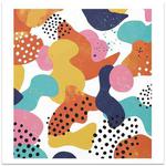 Color Paradise Frameless Canvas Decorative Painting Print On Your Demand, Size:40x40cm