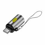 Type-C Power Mini Flashlight 210-230LM(Silver)