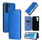 For ZTE Nubia S 5G A403ZT Carbon Fiber Texture Flip Leather Phone Case(Blue)