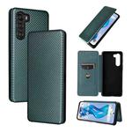 For ZTE Nubia S 5G A403ZT Carbon Fiber Texture Flip Leather Phone Case(Green)