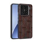 For Xiaomi 15 Pro ABEEL Beast Pattern 6D Micro-Embossed MagSafe Genuine Leather Phone Case(Brown)
