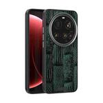 For Xiaomi 15 Ultra ABEEL Beast Pattern 6D Micro-Embossed MagSafe Genuine Leather Phone Case(Green)