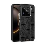 For Xiaomi 15S Pro ABEEL Beast Pattern 6D Micro-Embossed MagSafe Genuine Leather Phone Case(Black)