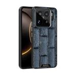 For Xiaomi 15S Pro ABEEL Beast Pattern 6D Micro-Embossed MagSafe Genuine Leather Phone Case(Blue)