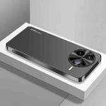 For Redmi K80 Pro AG Frosted Electroplating Acrylic Phone Case(Black)