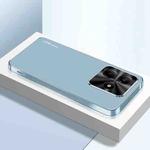 For Redmi Note 14 5G AG Frosted Electroplating Acrylic Phone Case(Sierra Blue)