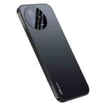 For Redmi K80 Ultra AG Frosted Electroplating Acrylic Phone Case(Black)