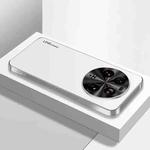 For Xiaomi 13 Ultra AG Frosted Electroplating Acrylic Phone Case(Silver White)