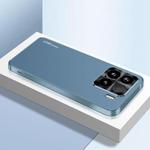 For Xiaomi 15 AG Frosted Electroplating Acrylic Phone Case(Navy Blue)