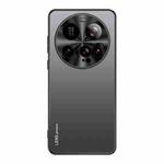 For Xiaomi 15 Ultra AG Frosted Electroplating Acrylic Phone Case(Black)