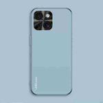 For iPhone 15 AG Frosted Electroplating Acrylic Phone Case(Sierra Blue)