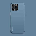 For iPhone 13 Pro AG Frosted Electroplating Acrylic Phone Case(Navy Blue)