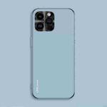 For iPhone 13 Pro AG Frosted Electroplating Acrylic Phone Case(Sierra Blue)