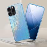 For iPhone 16 Pro Dazzling Acrylic Shockproof Phone Case(Blue)