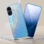 For iPhone 16 Plus Dazzling Acrylic Shockproof Phone Case(Blue)