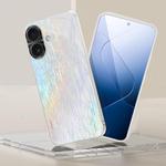 For iPhone 16 Plus Dazzling Acrylic Shockproof Phone Case(White)