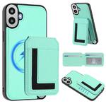 For Nothing CMF Phone 1 Detachable Magsafe Magnetic Card Bag Phone Case(Mint Green)