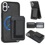 For Nothing CMF Phone 1 Detachable Magsafe Magnetic Card Bag Phone Case(Black)