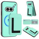 For Nothing Phone 2a Detachable Magsafe Magnetic Card Bag Phone Case(Mint Green)
