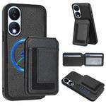 For Honor X7b / Play 8T CX01 Detachable Magsafe Magnetic Card Bag Phone Case(Black)