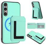 For Sony Xperia 1 VI CX01 Detachable Magsafe Magnetic Card Bag Phone Case(Mint Green)