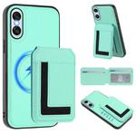 For Sony Xperia 10 VI CX01 Detachable Magsafe Magnetic Card Bag Phone Case(Mint Green)