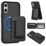 For Sony Xperia 10 VI CX01 Detachable Magsafe Magnetic Card Bag Phone Case(Black)