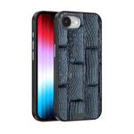 For iPhone 16e ABEEL Beast Pattern 6D Micro-Embossed MagSafe Genuine Leather Phone Case(Blue)