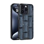 For iPhone 13 Pro Max ABEEL Beast Pattern 6D Micro-Embossed MagSafe Genuine Leather Phone Case(Blue)