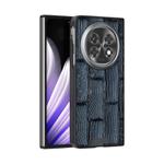 For OPPO Find N5 ABEEL Beast Pattern 6D Micro-Embossed MagSafe Genuine Leather Phone Case(Blue)