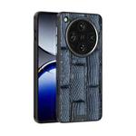 For OPPO Find X8 Pro ABEEL Beast Pattern 6D Micro-Embossed MagSafe Genuine Leather Phone Case(Blue)