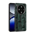 For OPPO Find X8 Pro ABEEL Beast Pattern 6D Micro-Embossed MagSafe Genuine Leather Phone Case(Green)