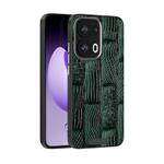 For OPPO Reno13 Pro Global ABEEL Beast Pattern 6D Micro-Embossed MagSafe Genuine Leather Phone Case(Green)