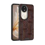 For vivo S20 ABEEL Beast Pattern 6D Micro-Embossed MagSafe Genuine Leather Phone Case(Brown)