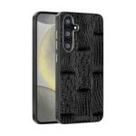For Samsung Galaxy S24 5G ABEEL Beast Pattern 6D Micro-Embossed MagSafe Genuine Leather Phone Case(Black)