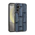 For Samsung Galaxy S24+ 5G ABEEL Beast Pattern 6D Micro-Embossed MagSafe Genuine Leather Phone Case(Blue)