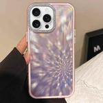 For iPhone 12 Pro Max Diamond Lens Frame Glare PC Hybrid TPU Phone Case(Pink)