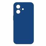For iPhone 16 Imitation Liquid Silicone Phone Case(Blue)