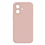For iPhone 16 Imitation Liquid Silicone Phone Case(Pink)