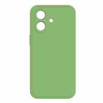 For iPhone 16 Imitation Liquid Silicone Phone Case(Matcha Green)