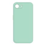 For iPhone 16e Imitation Liquid Silicone Phone Case(Light Cyan)