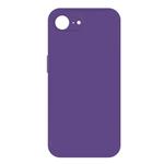 For iPhone 16e Imitation Liquid Silicone Phone Case(Dark Purple)