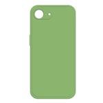 For iPhone 16e Imitation Liquid Silicone Phone Case(Matcha Green)