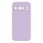 For Google Pixel 9 Pro Imitation Liquid Silicone Phone Case(Purple)