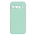 For Google Pixel 9 Pro Imitation Liquid Silicone Phone Case(Light Cyan)