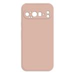 For Google Pixel 9 Pro Imitation Liquid Silicone Phone Case(Pink)